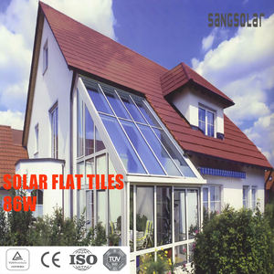 Tuiles solaires plates BIPV renouvelables pour maison, panneaux solaires 86w, système d'énergie <span class=keywords><strong>solaire</strong></span>, tuiles de toit solaires BC, tuiles de <span class=keywords><strong>toiture</strong></span> photovoltaïques - Product Image 1