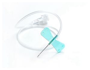 โรงงานแพทย์วูโจวราคาทางการแพทย์ 20g 21g 22g 23g ชุดเก็บเลือดความปลอดภัยเข็มผีเสื้อ - Product Image 1