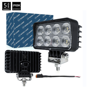 Hot bán 4.4 inch hình chữ nhật offroad làm việc xe tải ánh sáng dual-màu DRL off road <span class=keywords><strong>LED</strong></span> lái xe ánh sáng - Product Image 2