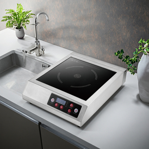 Cuisinières à induction commerciales 3500W à commande par bouton, Cuisinière à induction professionnelle - Product Image 3