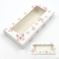 Boîte en papier de luxe pour cosmétiques en gros, emballage pour faux cils, boîte en papier personnalisée avec logo privé, boîte pour cils