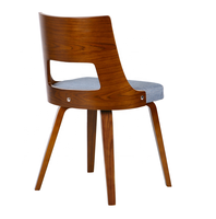 Chaises de salle à manger modernes en tissu velours avec accoudoirs
