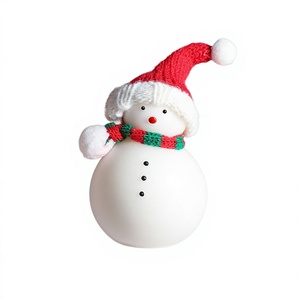 <span class=keywords><strong>Bougie</strong></span> parfumée artisanale en forme de bonhomme de neige de Noël, idéale pour les cadeaux et la <span class=keywords><strong>d</strong></span>écoration, vente en gros - Product Image 1