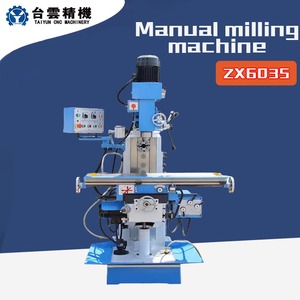 Máy phay thủ công đa năng zx6035 khoan nhanh hiệu quả cho các xưởng nhỏ phay dọc được sử dụng cho động cơ lõi - Product Image 6