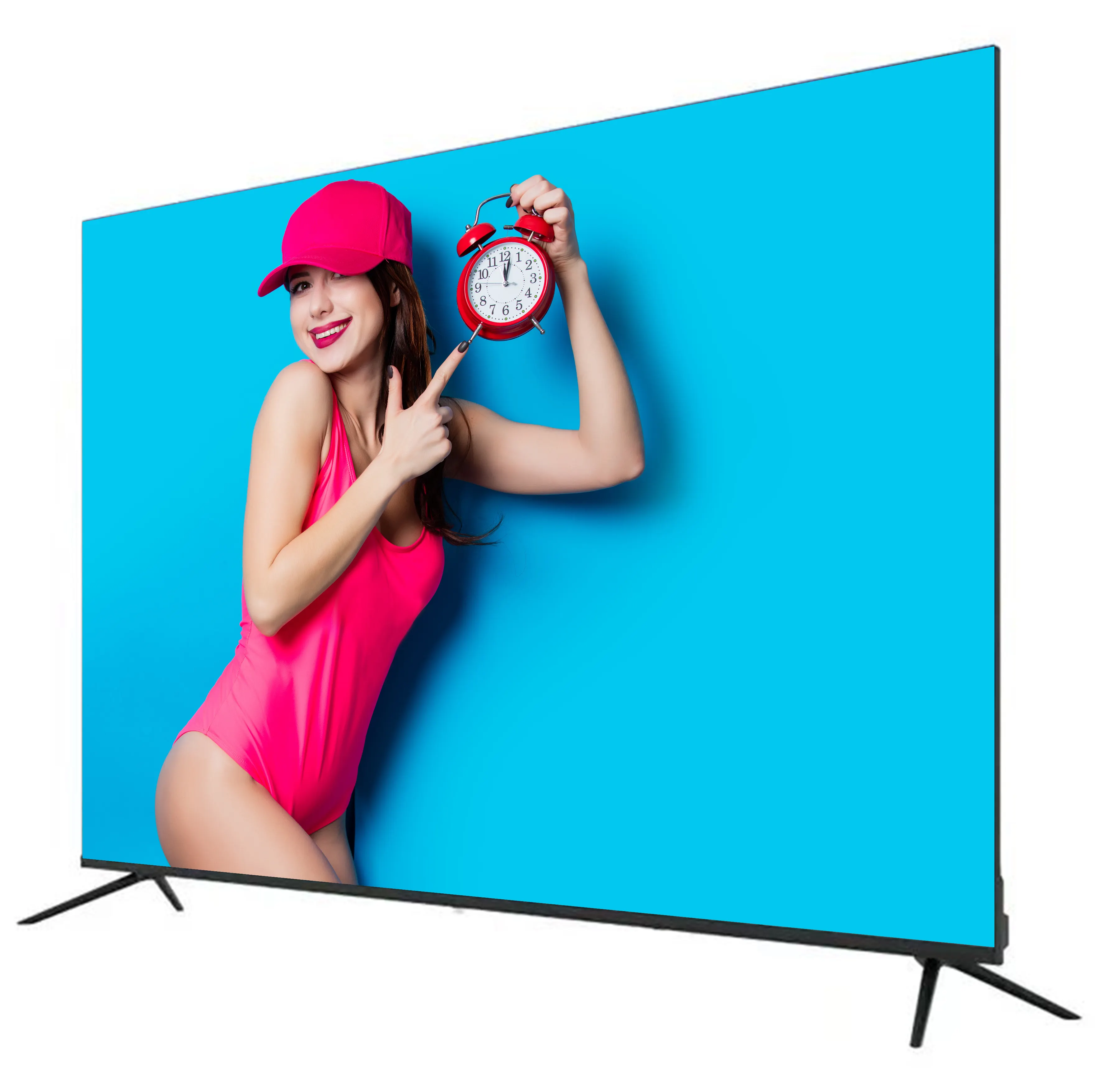 Akıllı Led TV 55 inç tam düz ekran 4k TV hd oled android wifi tedarikçileri Guangzhou