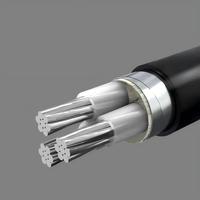 3-adriges 300mm² YJLV22 0,6/1kV Aluminium-Armiertes Stromkabel für Untertagebau