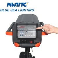 Projecteur de scène LED 600W haute puissance pour extérieur, étanche IP65, avec contrôle DMX512, support et flightcase, idéal pour DJ et événements théâtraux