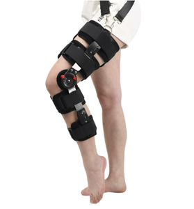 HKJD regolabile ortopedico medicale incernierato ROM ginocchiera Op immobilizzatore tutore gambe tutore per il recupero di stabilizzazione - Product Image 4