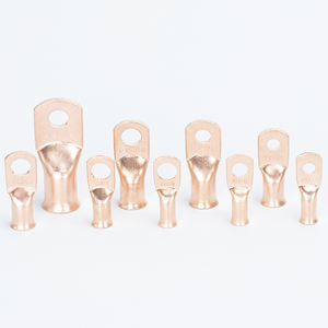 Cosses de <span class=keywords><strong>batterie</strong></span> en cuivre 6 AWG et anneaux 1/4 avec connecteurs électriques, œillets en cuivre pour extrémités de câbles de <span class=keywords><strong>batterie</strong></span> de véhicule - Product Image 5