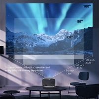 Mini Portable 5G wifi mignon petit Focus électronique Smart Android 9.0 système grand écran projecteur de cinéma maison