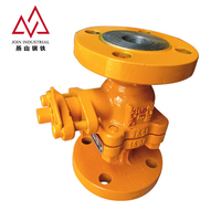 Vanne à boisseau sphérique à triple excentricité avec poignée de verrouillage, sur mesure OEM, DIN DN32-DN180, pour gaz GNL et gaz de four à coke