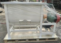 Nouveau mélangeur horizontal à ruban pour poudre de fer, capacité 200 kg, moteur 3 kW, pour usage agricole
