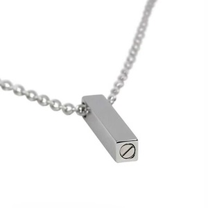 Kremasyon kolye kolye külleri için <span class=keywords><strong>Pet</strong></span> külleri kaybı köpek hediye evcil anıt bar Urns kolye - Product Image 1