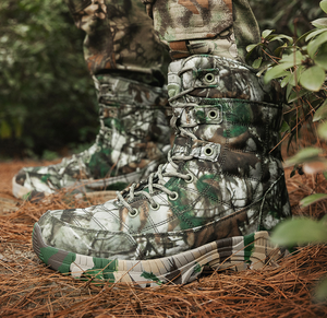 Bottes de chasse en toile camouflage DF 1607 AS33, légères et respirantes - Product Image 4