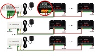 Contrôleur LED numérique intelligent T8-1000AC IP65 étanche avec synchronisation GPS, carte SD programmable et effets intégrés pour pixels IC