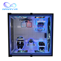 Station de jeu multijoueur Plate-forme 9D Cinéma Vr Room Escape Réalité virtuelle Équipement Vr Aire de jeux intérieure Parc à thème