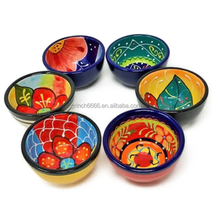 Juego de comedor de cocina con patrón pintado a mano español clásico Juego de cuencos de <span class=keywords><strong>tapas</strong></span> <span class=keywords><strong>españolas</strong></span> Cuencos de <span class=keywords><strong>tapas</strong></span> de cerámica españoles clásicos - Product Image 1