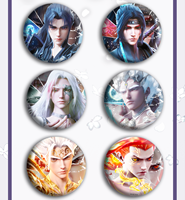 Lot de 20 boîtes en gros Anime MIQU le Chasseur de Démons, Boîte Mystère Double Badge en Étain, Série Miroir en Verre, Boîte Mystère pour Jouets et Cadeaux