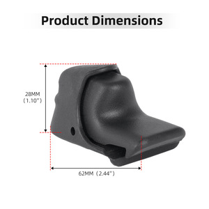 Manual <b>Sliding</b> Rear Door <b>Window</b> <b>Locks</b> Black CFRP Easy Installation For 99-10 Ford F-250 F-350 F-450 - Product Image 3