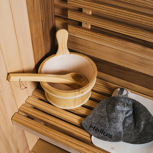 Promoción de almacén de EE. UU. 4-6 personas Sauna de barril de cedro de madera al aire libre con kit de sauna de barril a la venta - Product Image 5