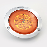 Nouvelle Arrivée Feu Arrière LED Multifonctionnel pour Remorque 4 Pouces Rouge Ambre Camion 5 Fils Contrôle 12V 24V DC Universel IP65 TR-6634 CE