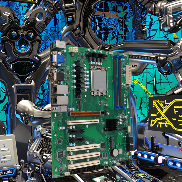 Industrial Desktop Intel H610A Motherboard LGA1700 Socket DDR5 5600MHz Dual Channel 64GB RAM Integrated Graphics New