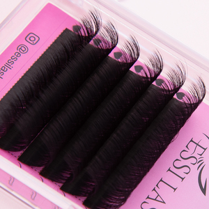 ESSI LASH Bandejas de Extensiones de Pestañas de Terciopelo Negro Mate Oscuro al por Mayor, Suministros de Bandejas de Pestañas de Terciopelo con Curvatura Personalizada - Product Image 5
