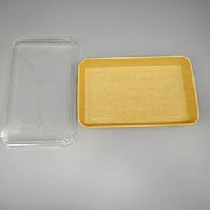 Fournisseur de matériel de fête, sets de vaisselle jetables biodégradables, assiettes carrées en papier kraft pour contenants alimentaires - Product Image 4