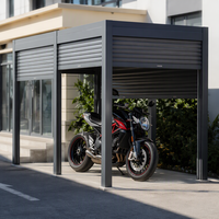 Volets roulants de sécurité automatiques électriques intelligents en aluminium anti-ouragan pour la maison - En vente