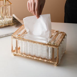 Boîte <span class=keywords><strong>à</strong></span> <span class=keywords><strong>mouchoirs</strong></span> murale perforée acrylique toilette cuisine rouleau papier gant de toilette organisateur de <span class=keywords><strong>maison</strong></span> support de stockage boîte <span class=keywords><strong>à</strong></span> <span class=keywords><strong>mouchoirs</strong></span> en cristal - Product Image 2