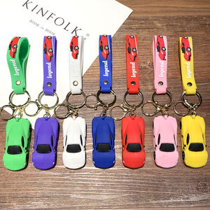 Llavero creativo 3D <span class=keywords><strong>de</strong></span> coche <span class=keywords><strong>de</strong></span> carreras <span class=keywords><strong>de</strong></span> PVC, llavero <span class=keywords><strong>de</strong></span> coche <span class=keywords><strong>de</strong></span> dibujos animados, colgante para bolso, llavero <span class=keywords><strong>de</strong></span> modelo <span class=keywords><strong>de</strong></span> coche, venta al por mayor - Product Image 2