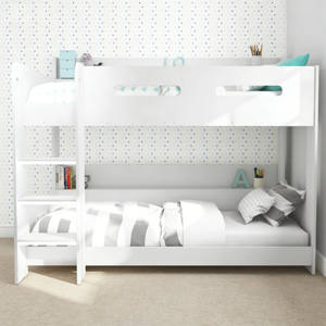 Cama litera de madera maciza para niños, muebles infantiles, cama litera con escaleras, cama litera doble de madera - Product Image 2