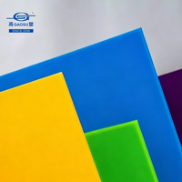 Láminas de Acrílico de Color Opaco de 2mm, 3mm, 5mm, Venta al por Mayor, 4x8 pies (1220x2440mm), Lámina de Acrílico Fundido, Tablero PMMA, Láminas de Plexiglás