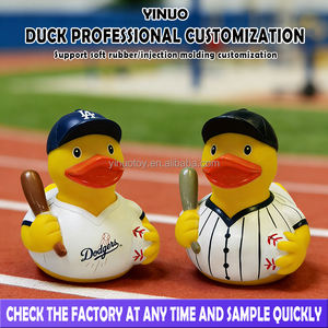 Paperella di Gomma 8cm con Suono, Galleggiante in PVC, Giocattolo da Bagno Colorato, Logo Personalizzato, EN71/ASTM, OEM/ODM, Vendita Diretta dalla Fabbrica, Ingrosso - Product Image 2