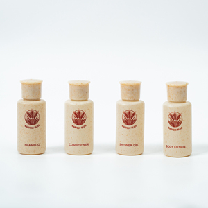 Set de Amenidades Ecológicas para Hoteles, Personalizable con Logotipo, Empaque de Papel Kraft Biodegradable, Kit de Artículos de Aseo Desechables para Hoteles Boutique - Product Image 2