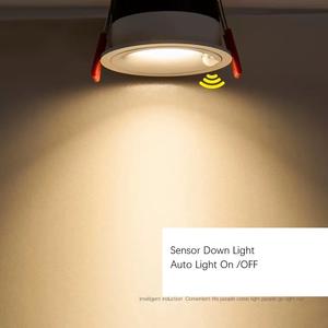 12W 18W fábrica <span class=keywords><strong>de</strong></span> alta calidad <span class=keywords><strong>precio</strong></span> al por mayor barato empotrado Sensor COB abajo <span class=keywords><strong>luz</strong></span> Panel techo foco - Product Image 5