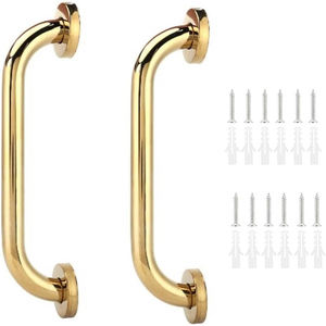 ราวจับฝักบัวสแตนเลสสตีลสีทองกันลื่นขนาด12นิ้วสำหรับใช้ในห้องน้ำราวจับเพื่อความปลอดภัยในห้องน้ำ - Product Image 2