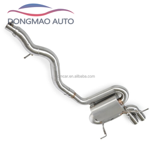 Convient pour BMW <span class=keywords><strong>120i</strong></span> 2.0 <span class=keywords><strong>E87</strong></span>/E88 2008-2011, tuyau d'échappement de performance de course, système d'échappement en acier inoxydable, silencieux - Product Image 2