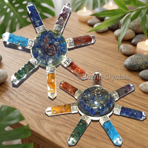Generador de Energía Orgonita para Sanación de Chakras con Pirámide de Cristal y Piedras Preciosas, Estilo Feng Shui, Tema Amoroso - Comprar en Línea - Product Image 3
