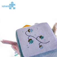 Boîtes de cube d'activité d'intelligence douce Jouet de cube d'activité en peluche pour enfants de qualité supérieure