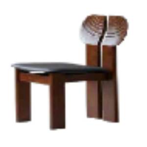 Chaise de salle à manger en bois moderne et simple 37798 - Product Image 2