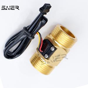 G 1 "латунная медная наружная резьба DN25 с эффектом Холла турбинный переключатель потока 4-45 л/мин датчик расхода воды - Product Image 2