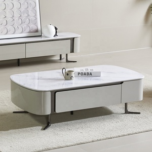 Home Use <strong>Turkish</strong> <strong>Furniture</strong> Luxury Mirror Side Center Tea Travertine Stainless Steel Storage <strong>Coffee</strong> <strong>Table</strong> <strong>Set</strong> - Product Image 1