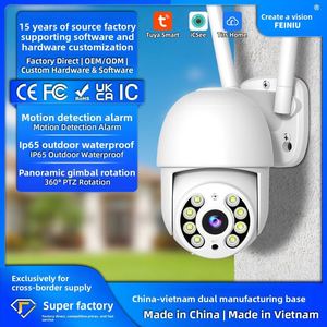 Caméra IP <span class=keywords><strong>de</strong></span> surveillance <span class=keywords><strong>avec</strong></span> support d'ampoule pour magasin, sans Internet, IA, porte battante, PTZ, analogique, bloqueur CCTV, RTMP, Push - Product Image 6