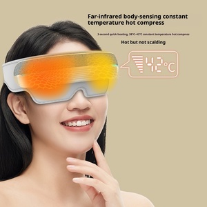 ARWEI-Masajeador de cabeza y ojos, protector ocular de presión de aire, compresa caliente, carga de vibración, 800mAh, enchufe tipo C, música Bluetooth - Product Image 4