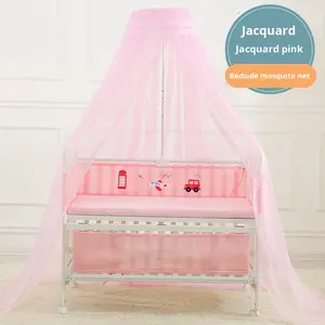 Moustiquaire de lit pour bébé unisexe, sans installation, en tube d'acier inoxydable 200TC, collection Printemps-Été, directement de l'usine - Product Image 6
