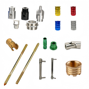 Suku Cadang Bubut Kuningan Baja Tahan Karat yang Disesuaikan Pabrik, Pemesinan Bubut CNC Presisi Tinggi Termasuk Layanan Pengeboran dan Pembroaching - Product Image 1