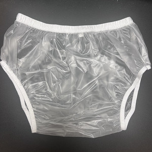 Многоразовые прозрачные подгузники для взрослых брюки с полиэтиленовой пленкой дышащий водонепроницаемый чехол для ухода за недержанием - Product Image 2