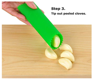 أداة تقشير الثوم سهلة وسريعة وصديقة للبيئة، مزيل قشرة الثوم على شكل أسطوانة من السيليكون، أداة مطبخ للتنظيف السهل - Product Image 4