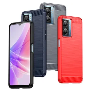 Capa de fibra de carbono à prova de choque, case de carbono para oneplus nord n20 se, tpu macio, capa traseira para oneplus nord n300